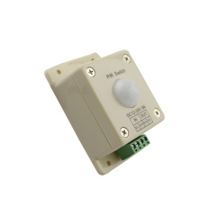 DC12-24V 8A Interruptor PIR Interruptor de Sensor de movimiento infrarrojo PIR de luz LED para la tira de la lámpara led iluminación controlador automático